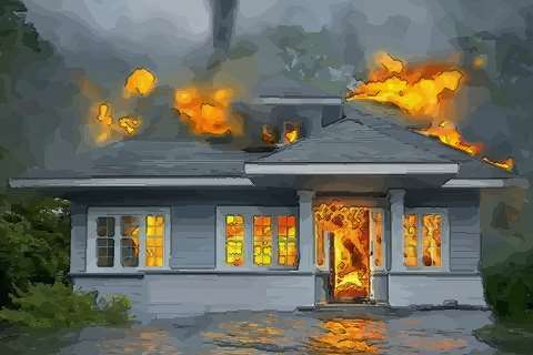 梦见火烧房子又扑灭了 梦见大火烧房子被扑灭